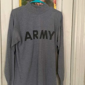 Authentic Army mock neck shirt
